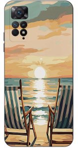 krainaGSM ETUI do Xiaomi Redmi Note 11 Pro SILIKONOWE MATT CASE + SZKŁO 9H 3