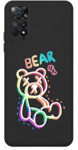 krainaGSM ETUI do Xiaomi Redmi Note 11 Pro | WZORY | SILIKONOWE MATT CASE + SZKŁO 9H 3