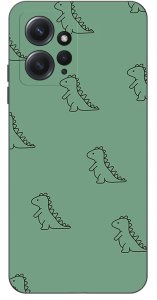 ETUI do Xiaomi Redmi Note 12 4G | WZORY | SILIKONOWE MATT CASE + SZKŁO 9H 3