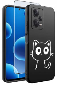 krainaGSM ETUI do Xiaomi Redmi Note 12 5G |Poco X5 5G | WZORY | SILIKONOWE MATT SZKŁO 2
