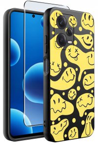 krainaGSM ETUI do Xiaomi Redmi Note 12 5G |Poco X5 5G | WZORY | SILIKONOWE MATT SZKŁO 2
