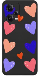 ETUI do Xiaomi Redmi Note 12 5G |Poco X5 5G | WZORY | SILIKONOWE MATT SZKŁO 3