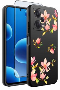 krainaGSM ETUI do Xiaomi Redmi Note 12 5G |Poco X5 5G | WZORY | SILIKONOWE MATT SZKŁO 2