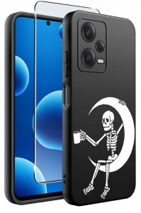 krainaGSM ETUI do Xiaomi Redmi Note 12 5G |Poco X5 5G | WZORY | SILIKONOWE MATT SZKŁO 2