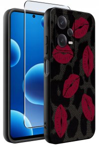 krainaGSM ETUI do Xiaomi Redmi Note 12 5G |Poco X5 5G | WZORY | SILIKONOWE MATT SZKŁO 2