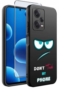 krainaGSM ETUI do Xiaomi Redmi Note 12 5G |Poco X5 5G | WZORY | SILIKONOWE MATT SZKŁO 2