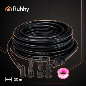 Ruhhy Wąż do czyszczenia rur z adapterem 20m 26133 3