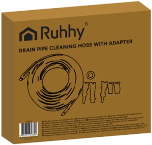 Ruhhy Wąż do czyszczenia rur z adapterem 20m 26133 4