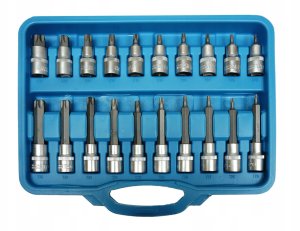 Geko TORX KEYS 1/2" EXTENDED 32 pcs / SILVER 6