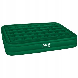 Nils Extreme NC2808 MATERAC DWUOSOBOWY KING SIZE ZIELONY + POMPKA ELEKTRYCZNA NILS CAMP 2