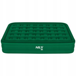 Nils Extreme NC2808 MATERAC DWUOSOBOWY KING SIZE ZIELONY + POMPKA ELEKTRYCZNA NILS CAMP 6