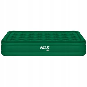 Nils Extreme NC2808 MATERAC DWUOSOBOWY KING SIZE ZIELONY + POMPKA ELEKTRYCZNA NILS CAMP 8
