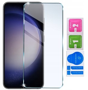 krainaGSM Etui z klapką do Samsung S24 Zamykane Czarne Futerał + Szkło 9H 9