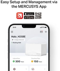 MERCUSYS Halo H25BE(3-pack) WiFi7 Mesh (BE3600,2,4GHz/5GHz,3xGbELAN/WAN) 7