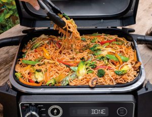 Kepimo padėklas Ninja Woodfire Electric BBQ OG701EU, 37x28 cm, juodas 2