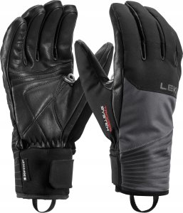 LEKI RĘKAWICE Sparrow 3D black-graphite 9.0 4