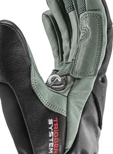 LEKI RĘKAWICE Hevon 3D black-dusty-green 9.0 2