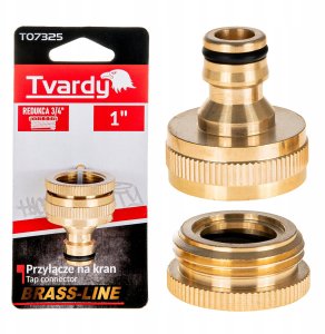 Przyłącze na kran 1" z redukcją 3/4" BRASS-LINE (10/80) 1