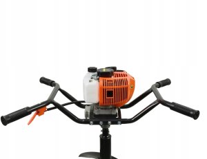 Świder spalinowy(2os.) + wiertła(10cm,20cm,30cm) + adapter 50cm (1/2) 4