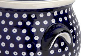 Garnek 3L z pokrywką Bolesławiec Kropki 42 5