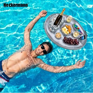 Heckermann Pływający stolik taca przekąski YQ-PM Barek basenowy 12