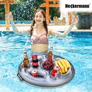 Heckermann Pływający stolik taca przekąski YQ-PM Barek basenowy 10