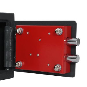 vidaXL Skrzynka Z Zamykiem Na Klucz Ciemnoszara 17x23x17 cm Stal 5