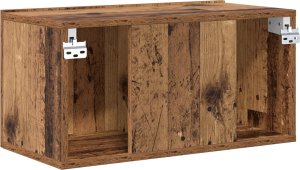 vidaXL Zestaw Szafek RTV Stare Drewno Drewno Standardowy Przechowywanie 3