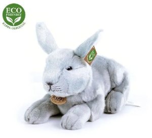 Rappa - Pluszowa realistyczna maskotka Królik 33 cm 4