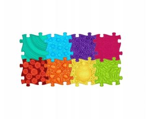 Mata Sensoryczna Ortopedyczna Zestaw 8w1 Rainbow 8 Puzzli Sensoryka Muffik / Rainbow / Mfk-079 3