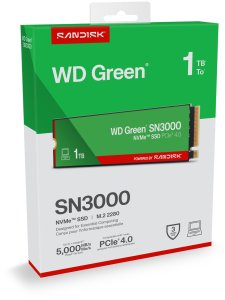 Dysk SSD SanDisk Green SN3000 1TB M.2 2280 PCI-E x4 Gen4 NVMe (WDS100T4G1E-00CPS0) 5
