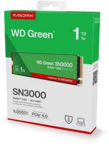 Dysk SSD SanDisk Green SN3000 1TB M.2 2280 PCI-E x4 Gen4 NVMe (WDS100T4G1E-00CPS0) 4