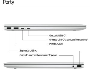 HP ENVY x360 16-ac0048nw Intel Core Ultra 5 125U Hybryda (2w1) 40,6 cm (16") Ekran dotykowy 2K 16 GB LPDDR5-SDRAM 512 GB SSD Wi-Fi 7 (802.11be) Windows 11 Home Srebrny 5