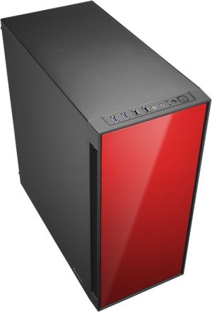 Obudowa Sharkoon AM5 Silent Red + maty wyciszające (4044951020539) 3