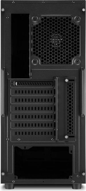 Obudowa Sharkoon AM5 Silent Red + maty wyciszające (4044951020539) 4