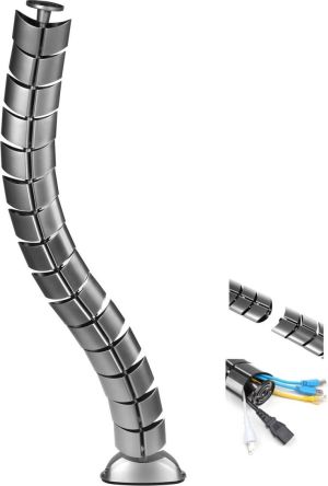 Organizer Maclean Otulina na przewody Srebrny 1 sztuka  (MC-768S) 2