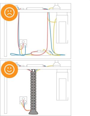 Organizer Maclean Otulina na przewody Srebrny 1 sztuka  (MC-768S) 5