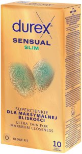 Durex  Sensual slim prezerwatywy lateksowe 10szt 14