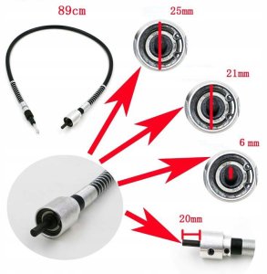 DŁUTO ELEKTRYCZNE DO DREWNA WIERTARKĘ 5