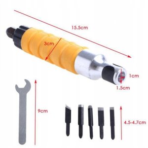 DŁUTO ELEKTRYCZNE DO DREWNA WIERTARKĘ 9