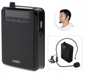 Wzmacniacz głosu przewodowy ROLTON K300 mikrofon 12