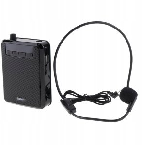 Wzmacniacz głosu przewodowy ROLTON K300 mikrofon 8