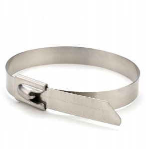 STALOWE OPASKI ZACISKOWE 100szt 4,6x350mm METALOWE TRYTKI NIERDZEWNE 4