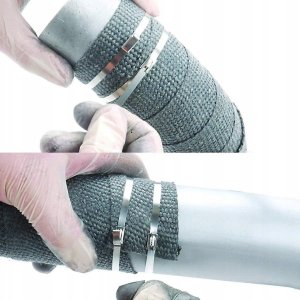 STALOWE OPASKI ZACISKOWE 100szt 4,6x350mm METALOWE TRYTKI NIERDZEWNE 7