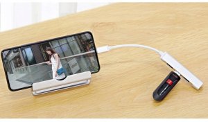 Adapter 4w1 HUB USB-C USB 2.0 6