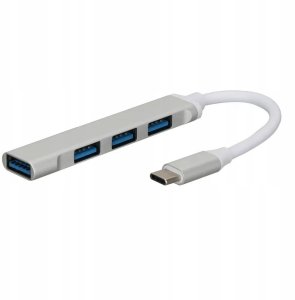 Adapter 4w1 HUB USB-C USB 2.0 9