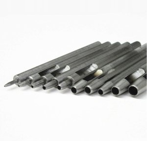 DZIURKACZ WYCINAK WYBIJAK DO OTWORÓW SKÓRY 0,5-5mm 9