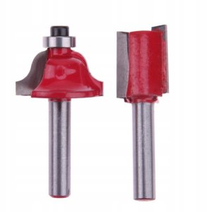 ZESTAW 15 FREZÓW KSZTAŁTOWYCH DO DREWNA FREZY 6,35 2