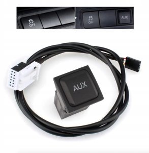 AUDI VW SKODA 12PIN USB AUX RCD200 RCD300 RCD500 6