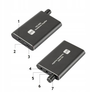 Wzmacniacz słuchawkowy Hi-Fi Aux 3,5mm mini-jack 11